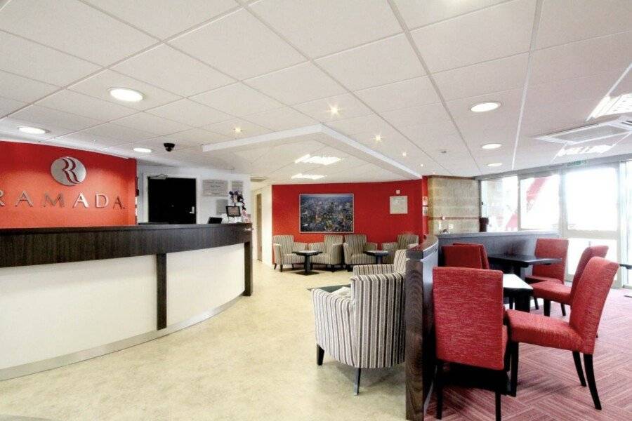 Ramada London Stansted Airport lobby,front desk