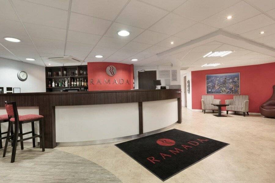 Ramada London Stansted Airport lobby,front desk