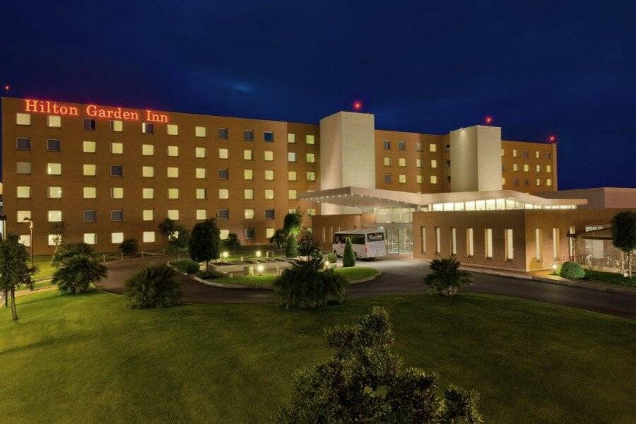 Hilton Garden Inn Rome Airport facade,hotel facade