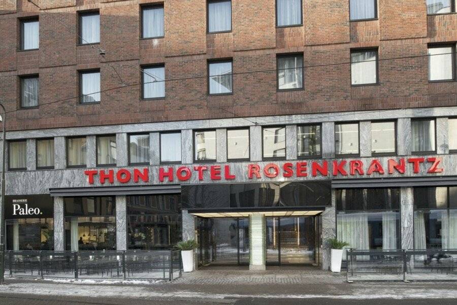 Thon Hotel Rosenkrantz facade,hotel facade