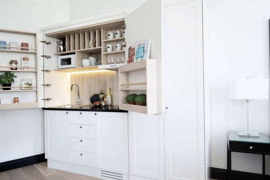 Frogner House - Bygdøy Allé kitchen, hotel bedroom