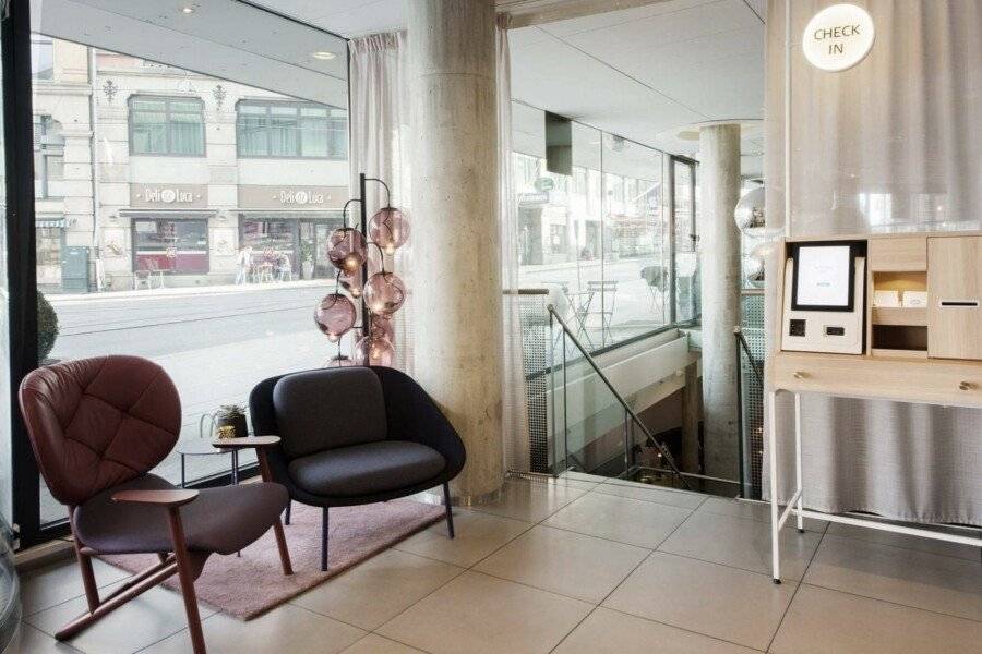 Scandic Grensen lobby,front desk,