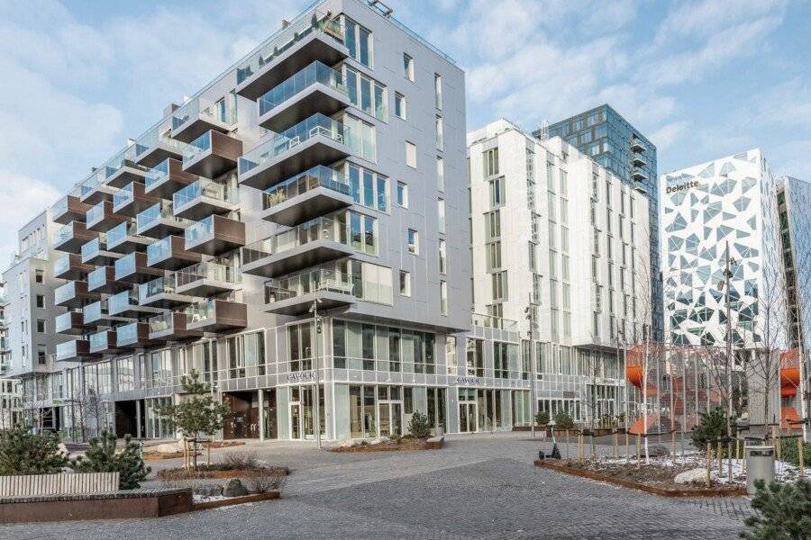 BJØRVIKA APARTMENTS, Opera Area, city center facade