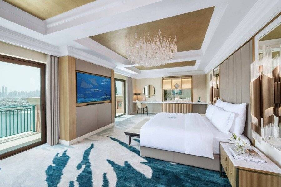 Atlantis, The Palm hotel bedroom,ocean view