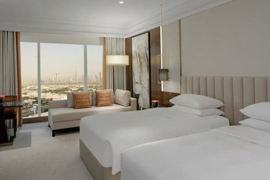 Grand Hyatt hotel bedroom,ocean view