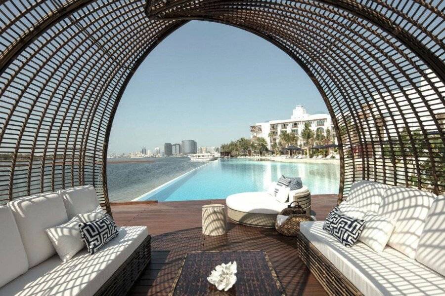 Park Hyatt infinity pool, outdoor pool, lounge, ocean view