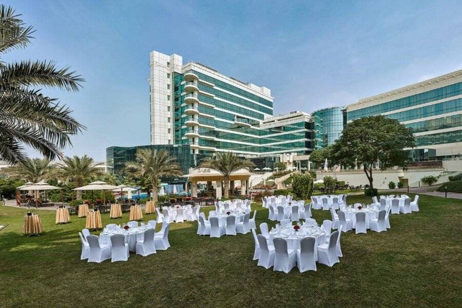 Millennium Airport Hotel facade,garden