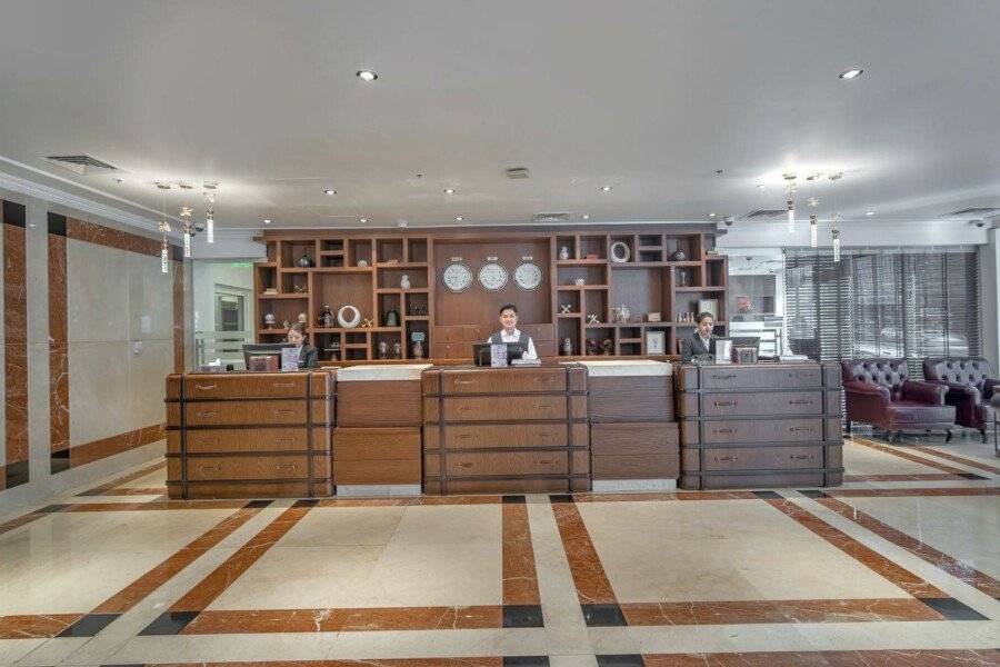 Majestic Premier Hotel Burdubai front desk,lobby