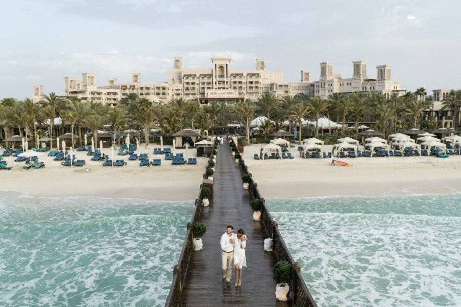 Jumeirah Al Qasr beach,ocean view,hotel facade