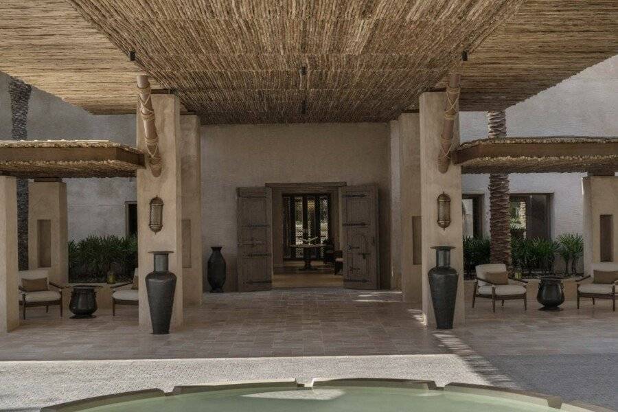 Bab Al Shams, A Rare Finds Desert Resort, lobby,garden