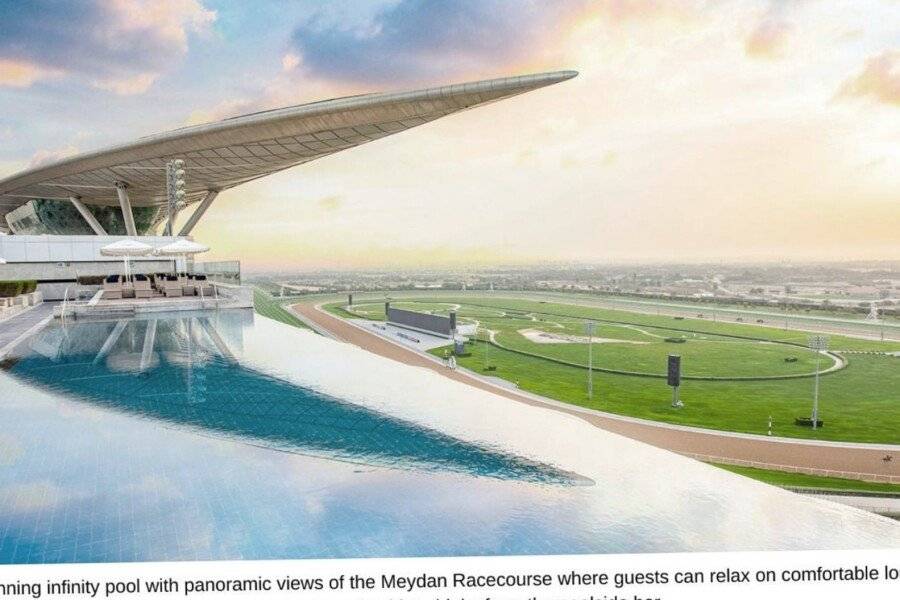 The Meydan Hotel infinity pool,ocean view