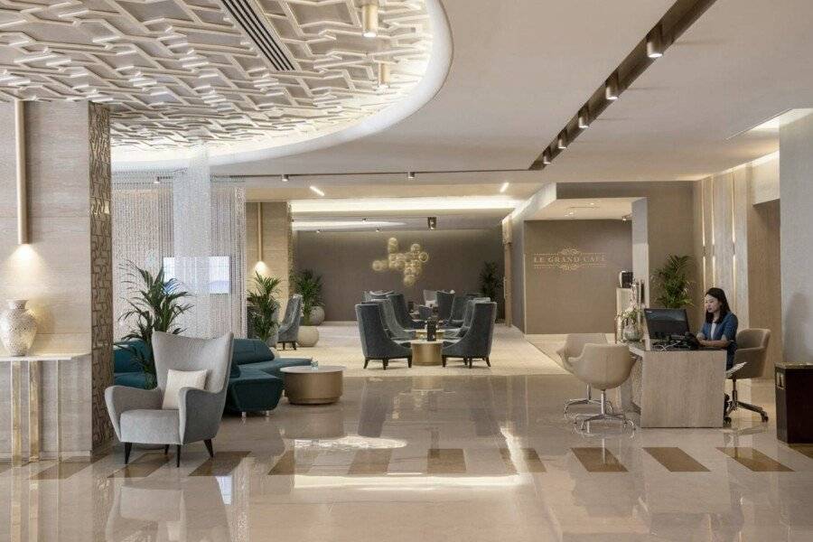 Two Seasons Hotel & Apartments lobby,front desk