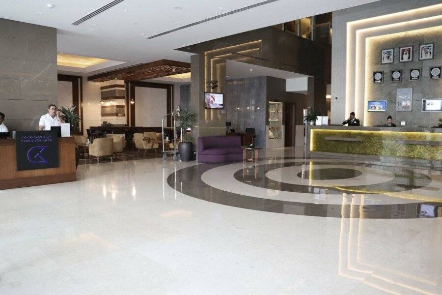 Golden Tulip Media Hotel lobby,front desk