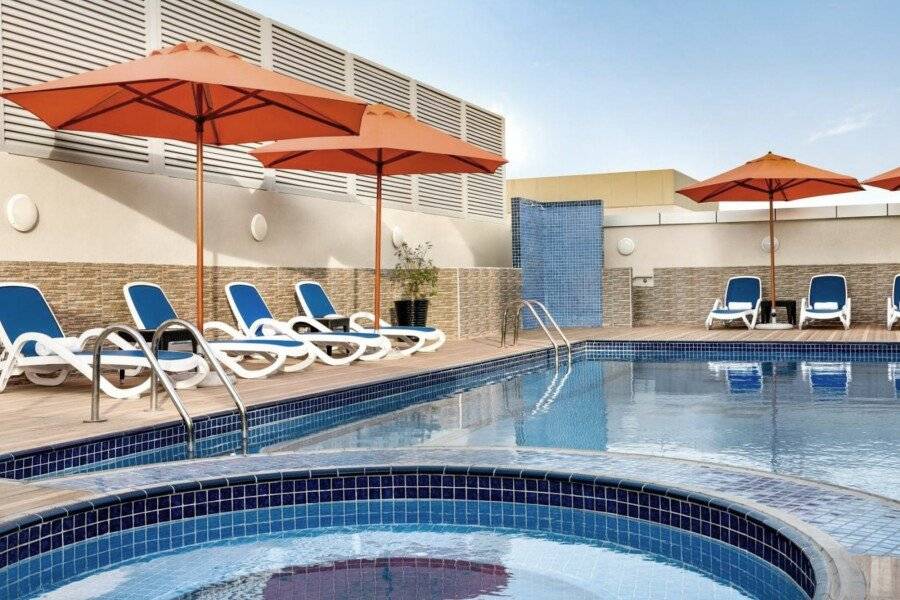 Ramada by Wyndham Deira rooftop pool,pool