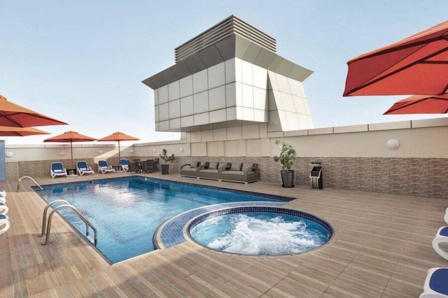 Ramada by Wyndham Deira rooftop pool,spa,jacuzzi,pool