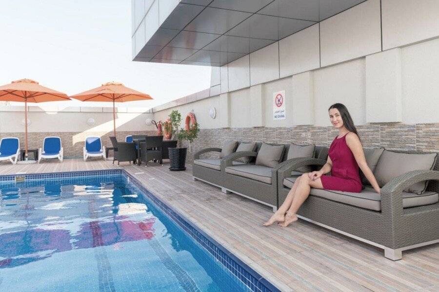 Ramada by Wyndham Deira rooftop pool,pool