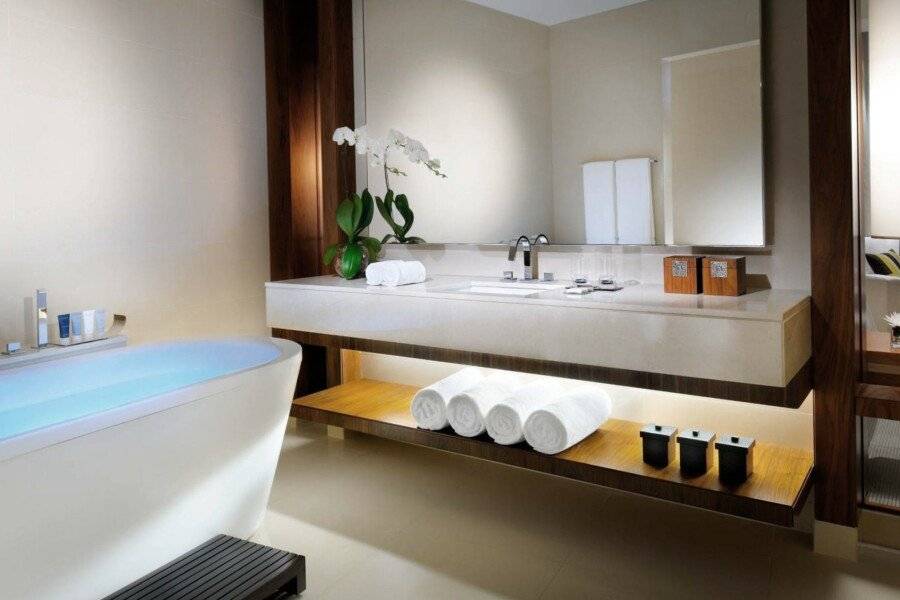 JW Marriott Marquis Hotel bathtub,spa