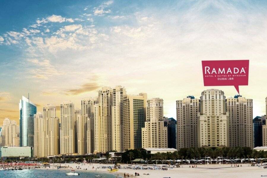 Ramada Hotel, Suites and Apartments by Wyndham JBR beach,hotel facade,ocean view