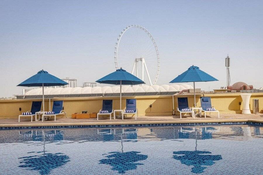 Roda Amwaj Suites Jumeirah Beach Residence rooftop pool,outdoor pool