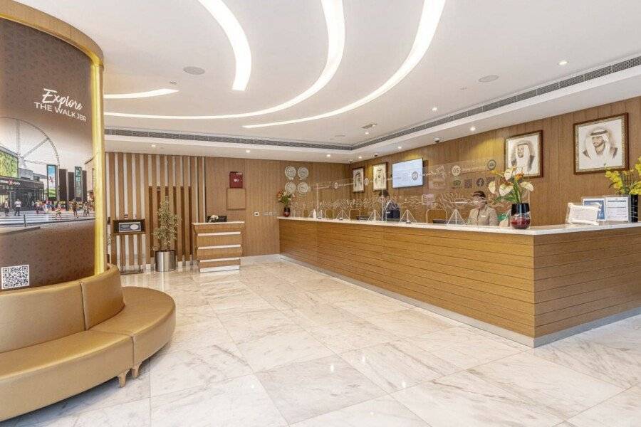 Roda Amwaj Suites Jumeirah Beach Residence lobby, front desk