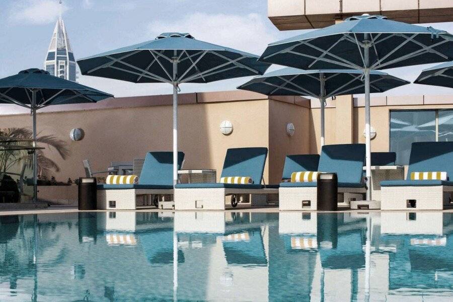 Pullman Jumeirah Lakes Towers rooftop pool,outdoor pool