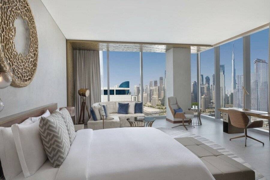 The St. Regis Downtown Dubai hotel bedroom,ocean view