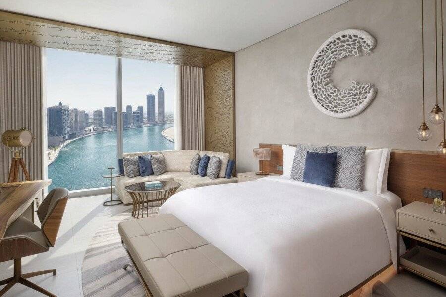 The St. Regis Downtown hotel bedroom,ocean view