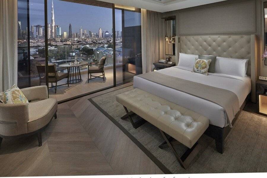 Mandarin Oriental Jumeira, hotel bedroom,ocean view