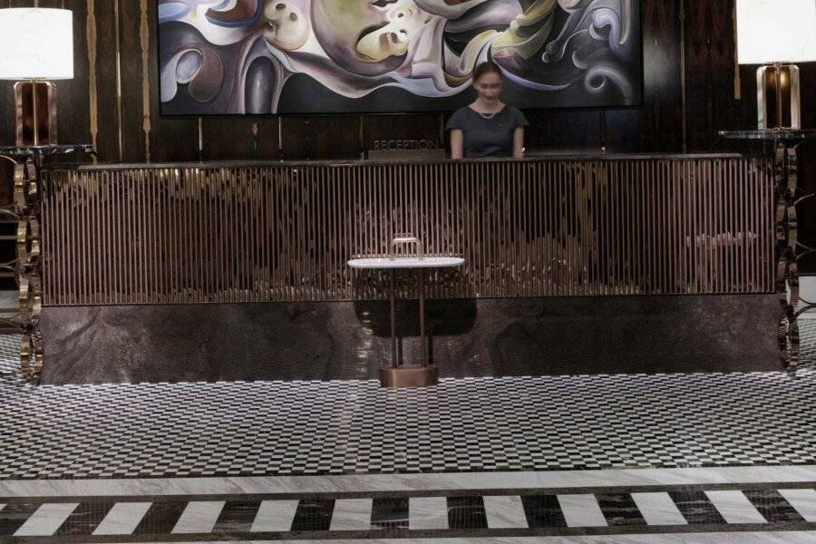 Waldorf Astoria International Financial Centre lobby, front desk