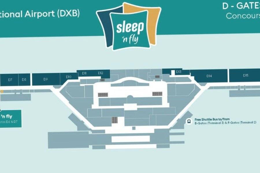 sleep 'n fly Sleep Lounge & Showers, D-Gates Terminal 1 - TRANSIT ONLY []