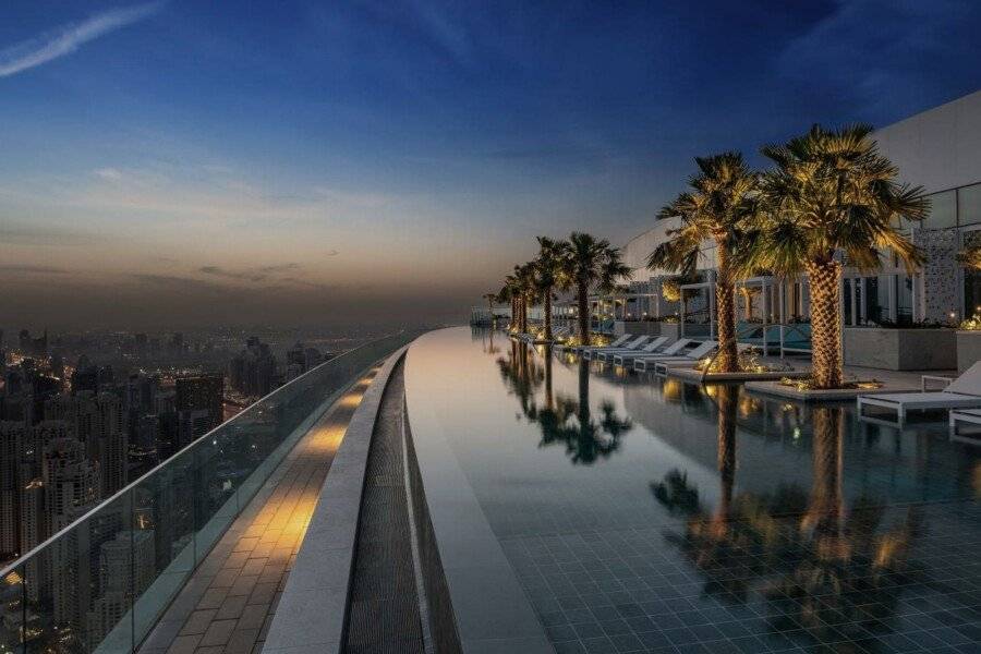 Address Beach Resort rooftop pool,infinity pool,pool