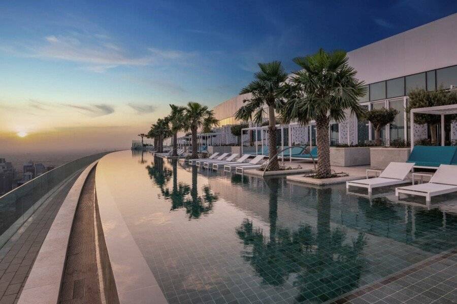 Address Beach Resort rooftop pool,infinity pool,pool,ocean view