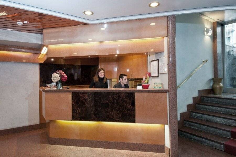 Hotel Lido lobby,front desk,