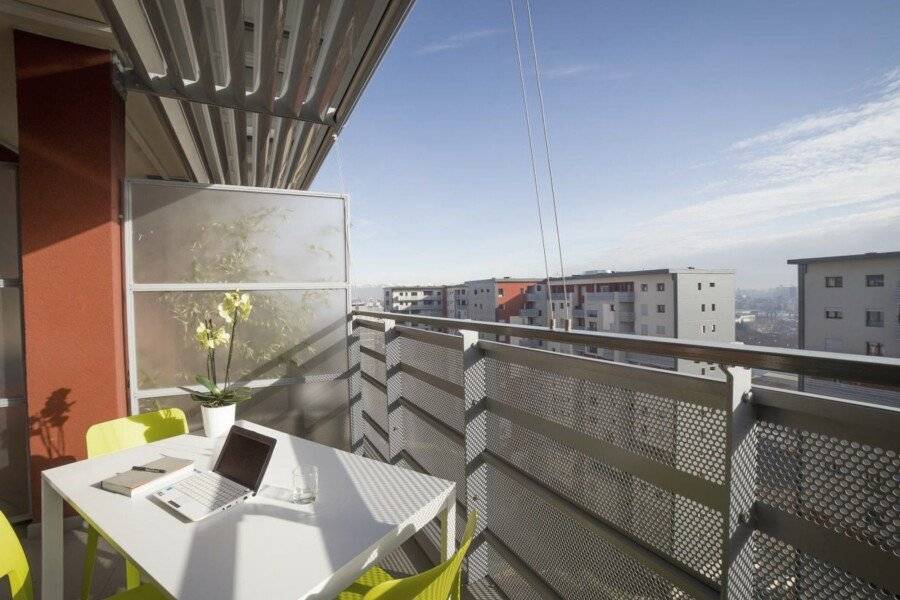 Residenceo Bicocca balcony,