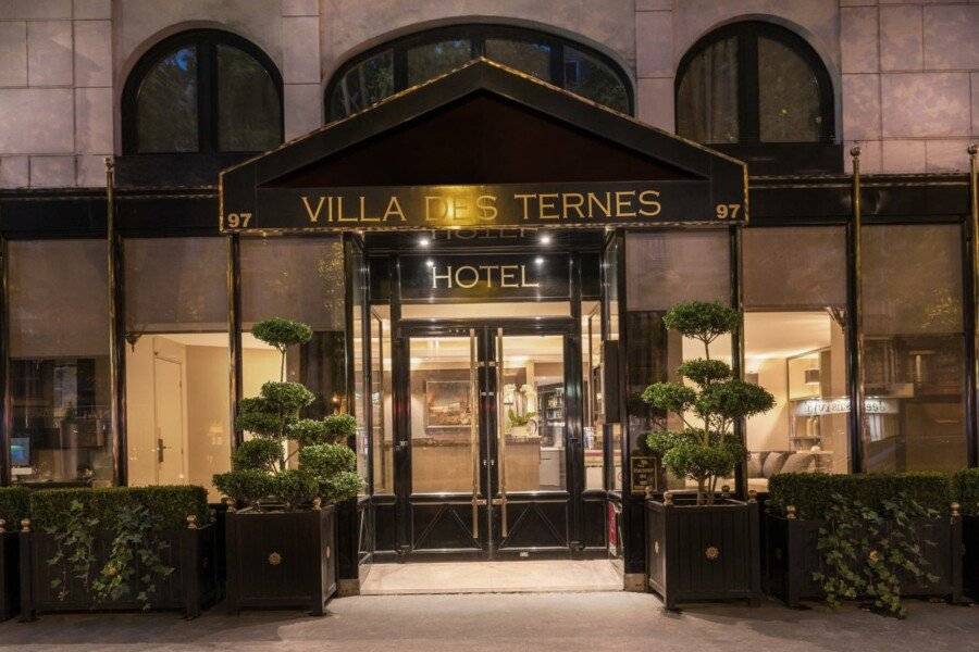 La Villa des Ternes facade,hotel facade