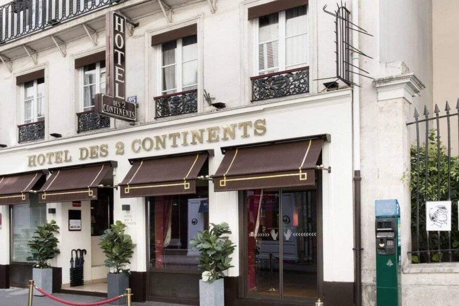 Hotel Des Deux Continents facade