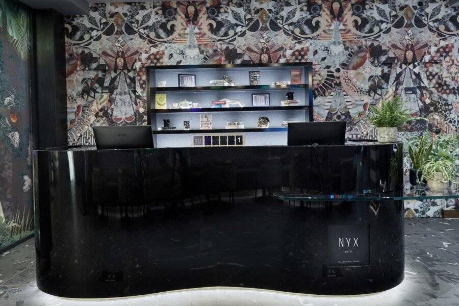 NYX Hotel Holborn by Leonardo Hotels lobby,front desk,