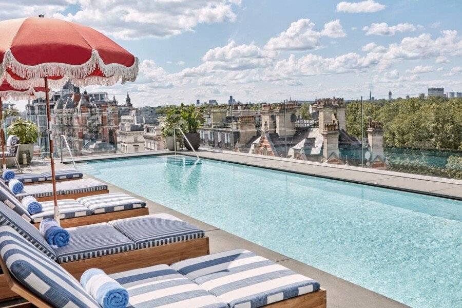 The Berkeley rooftop pool, outdoor pool, London