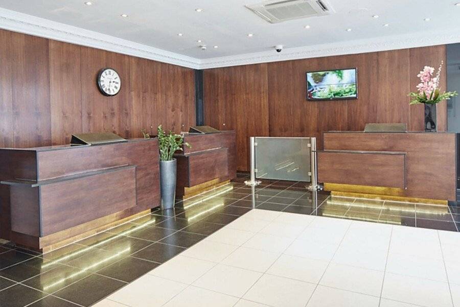 Lancaster Gate Hotel front desk, lobby