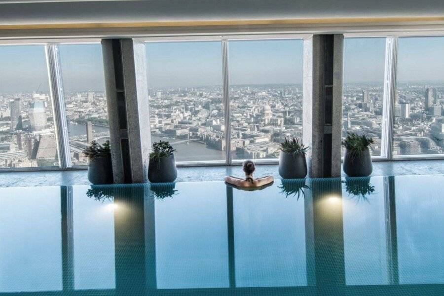 Shangri-La The Shard, indoor pool,ocean view