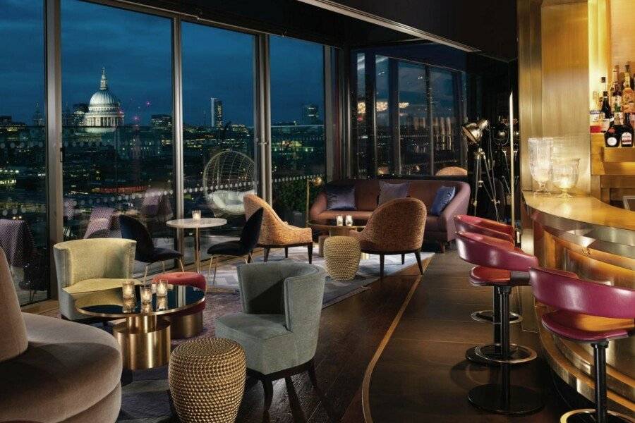 Sea Containers lounge, bar, restaurant, ocean view