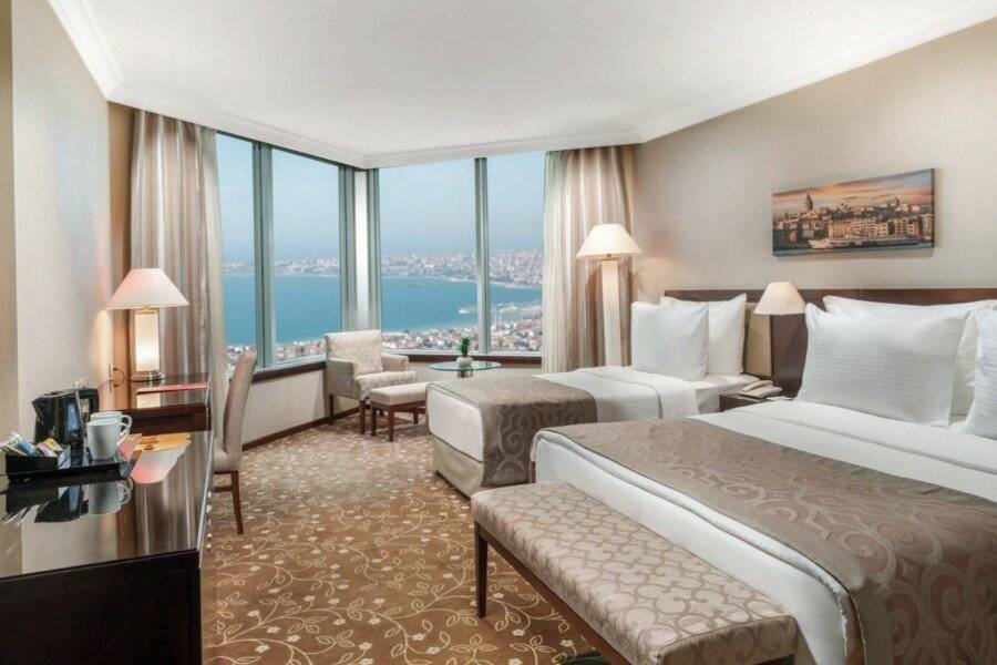 Kaya İstanbul Fair & Convention hotel bedroom,ocean view