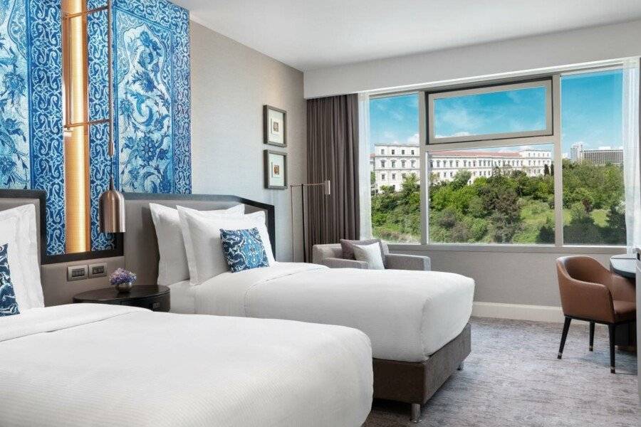 The Ritz-Carlton, at the Bosphorus hotel bedroom,ocean view