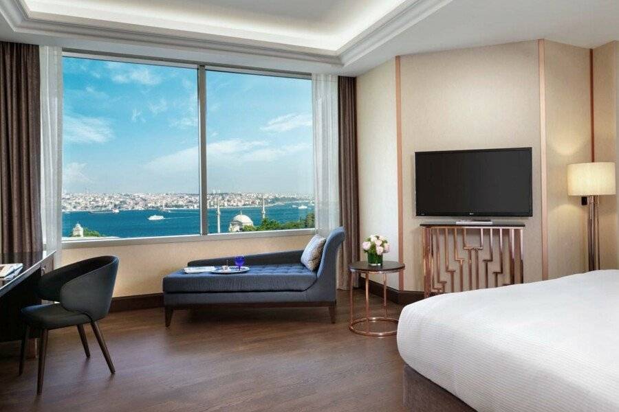 The Ritz-Carlton, at the Bosphorus hotel bedroom,ocean view