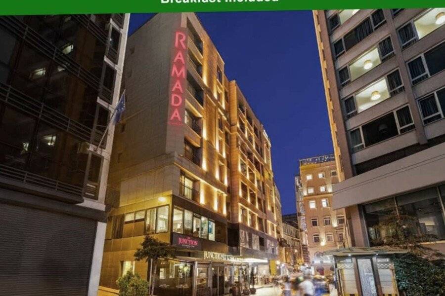 Ramada By Wyndham Pera Taksim facade,restaurant,breakfast