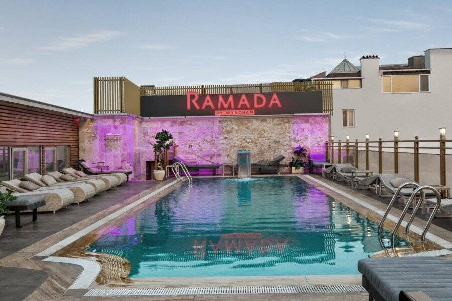 Ramada By Wyndham Pera Taksim rooftop pool,spa