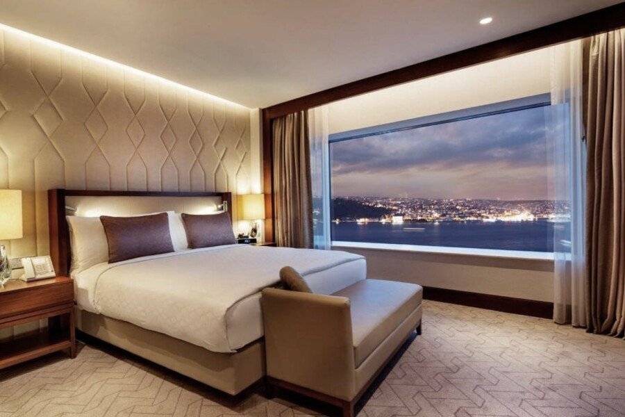 Conrad Bosphorus hotel bedroom,ocean view