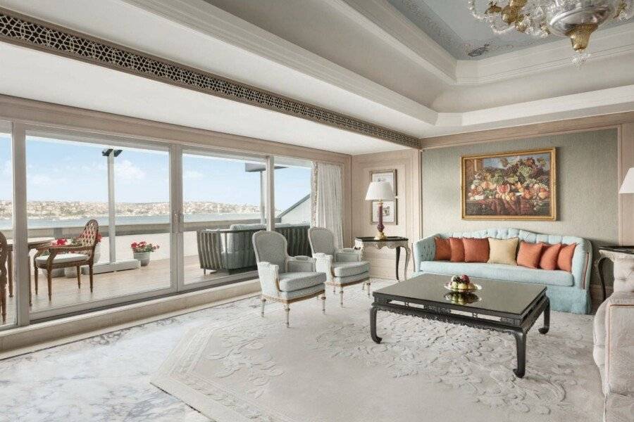 Shangri-La Bosphorus, hotel bedroom,ocean view