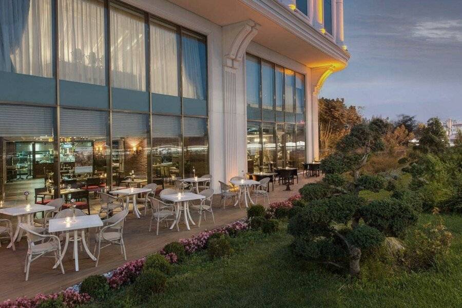 Elite World Florya facade,garden,restaurant