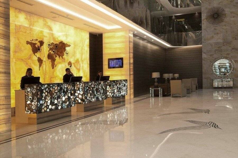 Radisson Blu Hotel, Istanbul Sisli lobby,front desk